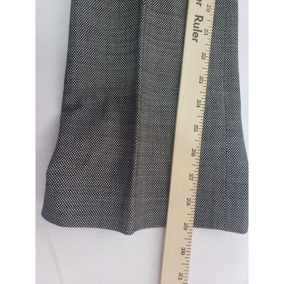 Banana Republic Ryan Fit Wool Stretch Black/White Boot Pants Women's sz 0 Work - Picture 8 of 8